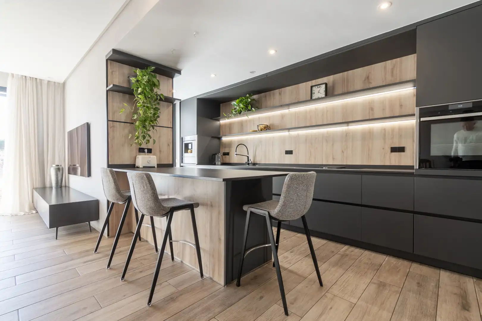Kitchen of Attic for rent in Marbella  with Air Conditioner, Heating and Terrace