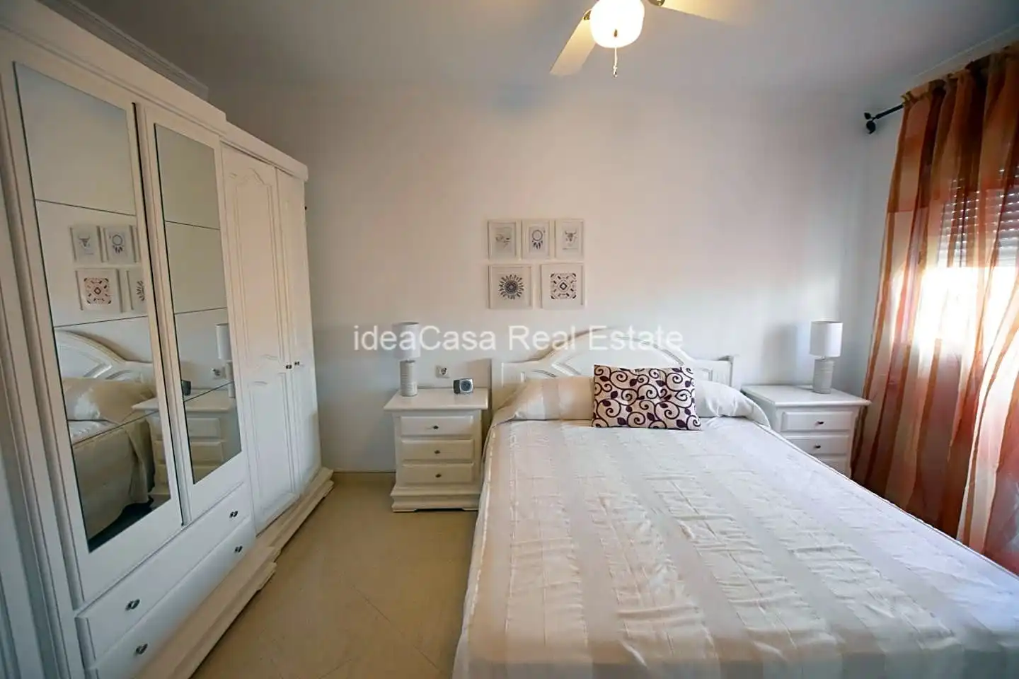 Schlafzimmer von Wohnung zur Miete in Málaga mit Möbliert