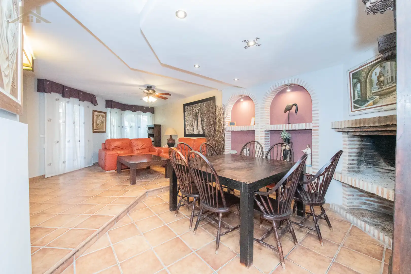 Comedor de Casa adosada en venta en Villaviciosa de Odón con Calefacción, Jardín privado y Terraza