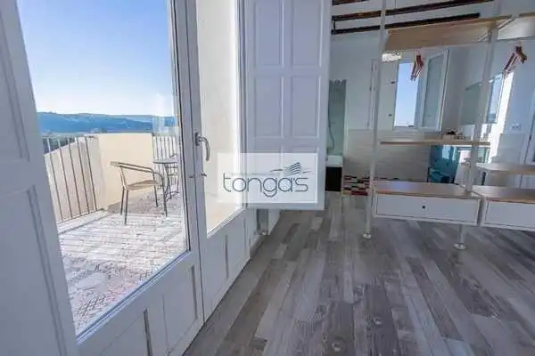 Terraza de Finca rústica en venta en Alzira con Aire acondicionado, Jardín privado y Piscina