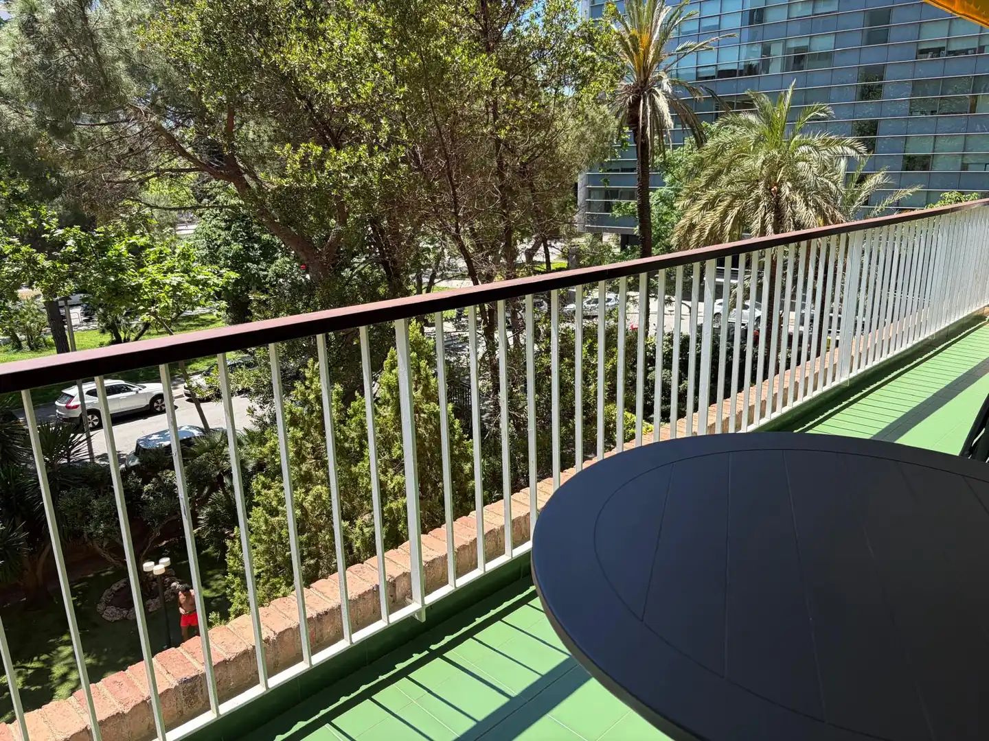 Terraza de Piso de alquiler en Barcelona con Aire acondicionado, Calefacción y Jardín privado