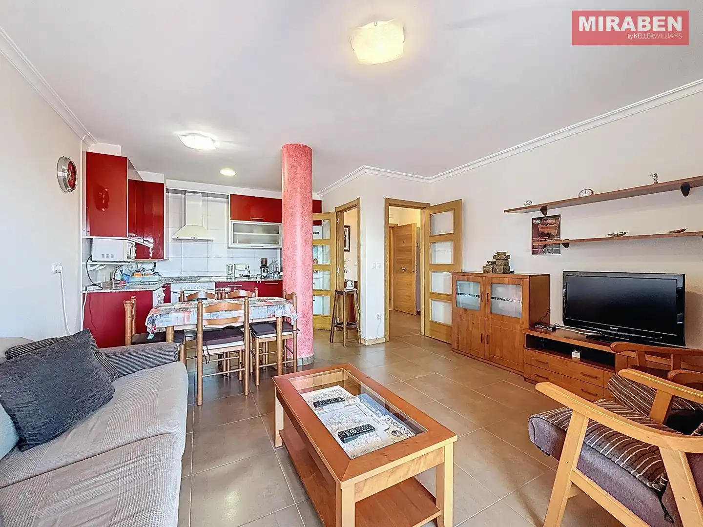 Living room of Flat for sale in Boiro  with Heating, Terrace and Storage room