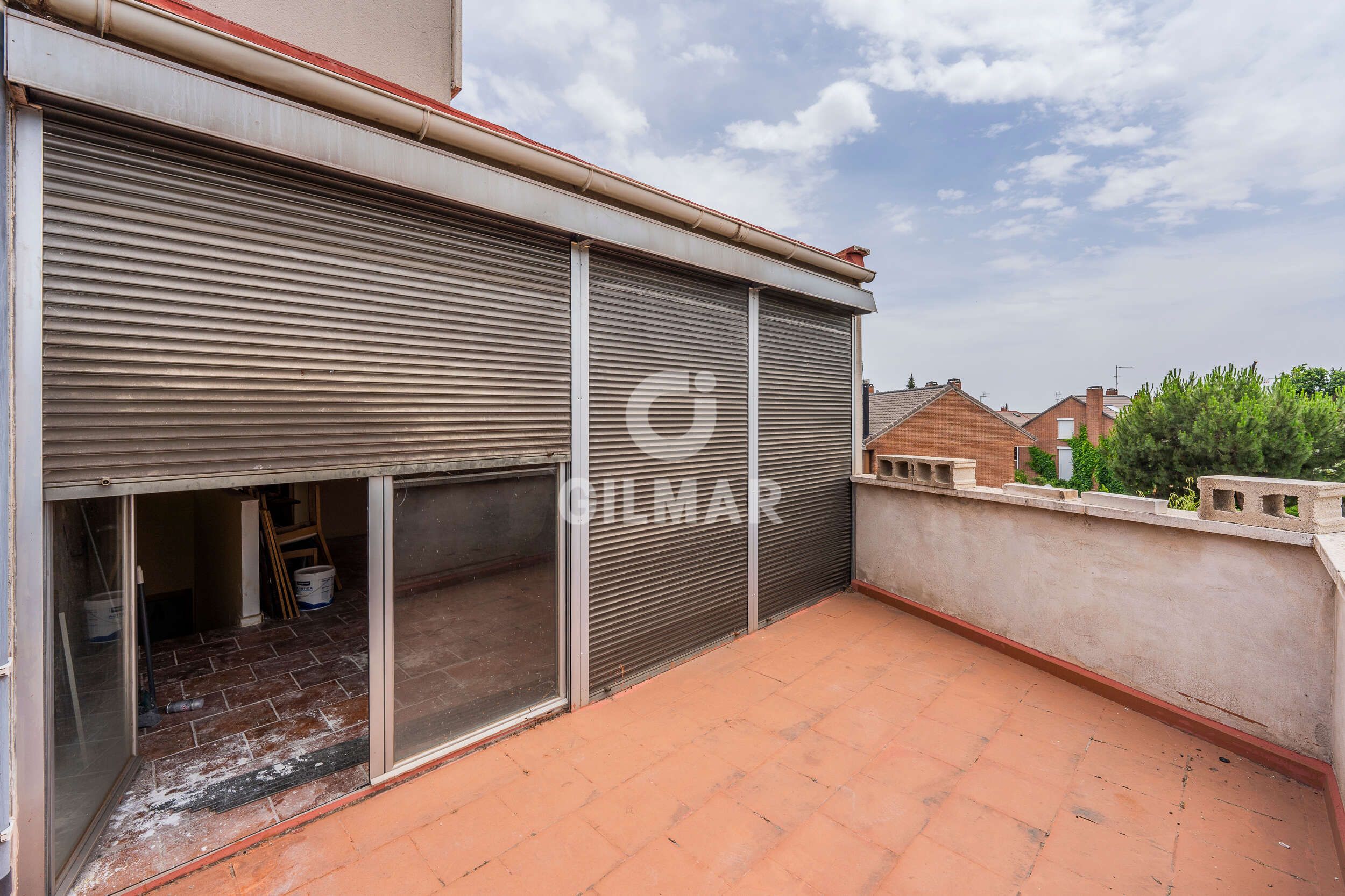 Terraza de Casa o chalet en venta en  Madrid Capital con Calefacción, Jardín privado y Piscina