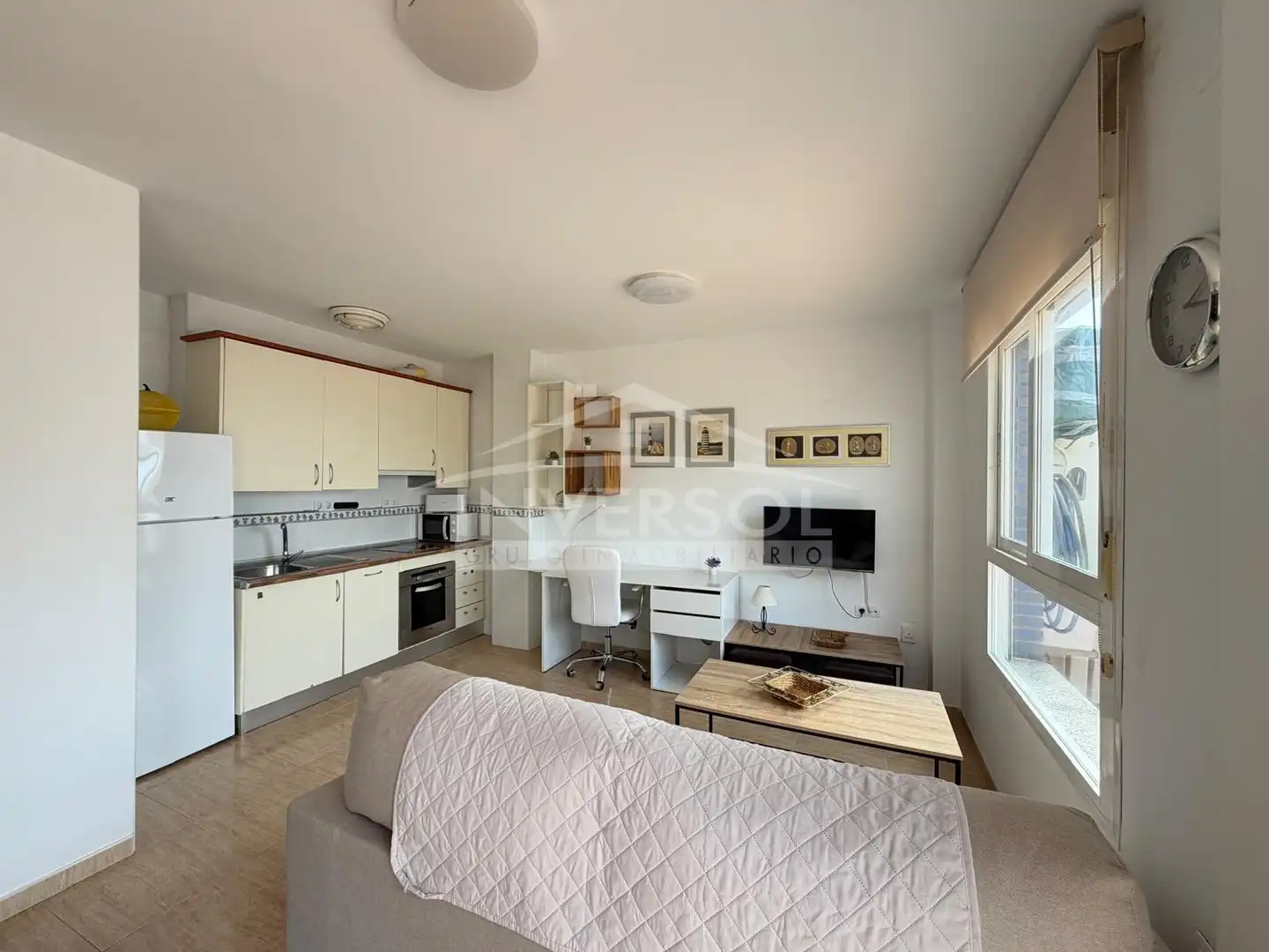 Sala de estar de Ático en venta en El Ejido con Aire acondicionado, Calefacción y Terraza