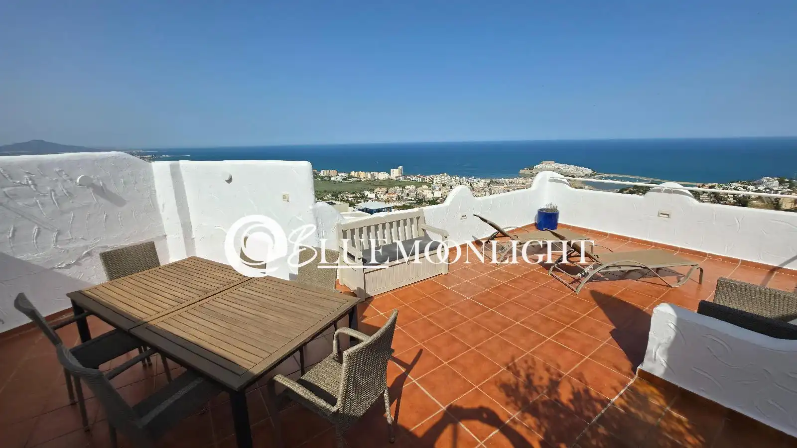 Vista exterior de Ático en venta en Peñíscola / Peníscola con Aire acondicionado, Calefacción y Terraza