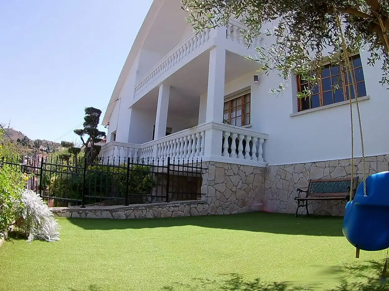 Exterior view of Houses for sale in Sant Just Desvern  with Heating, Storage room and Swimming Pool