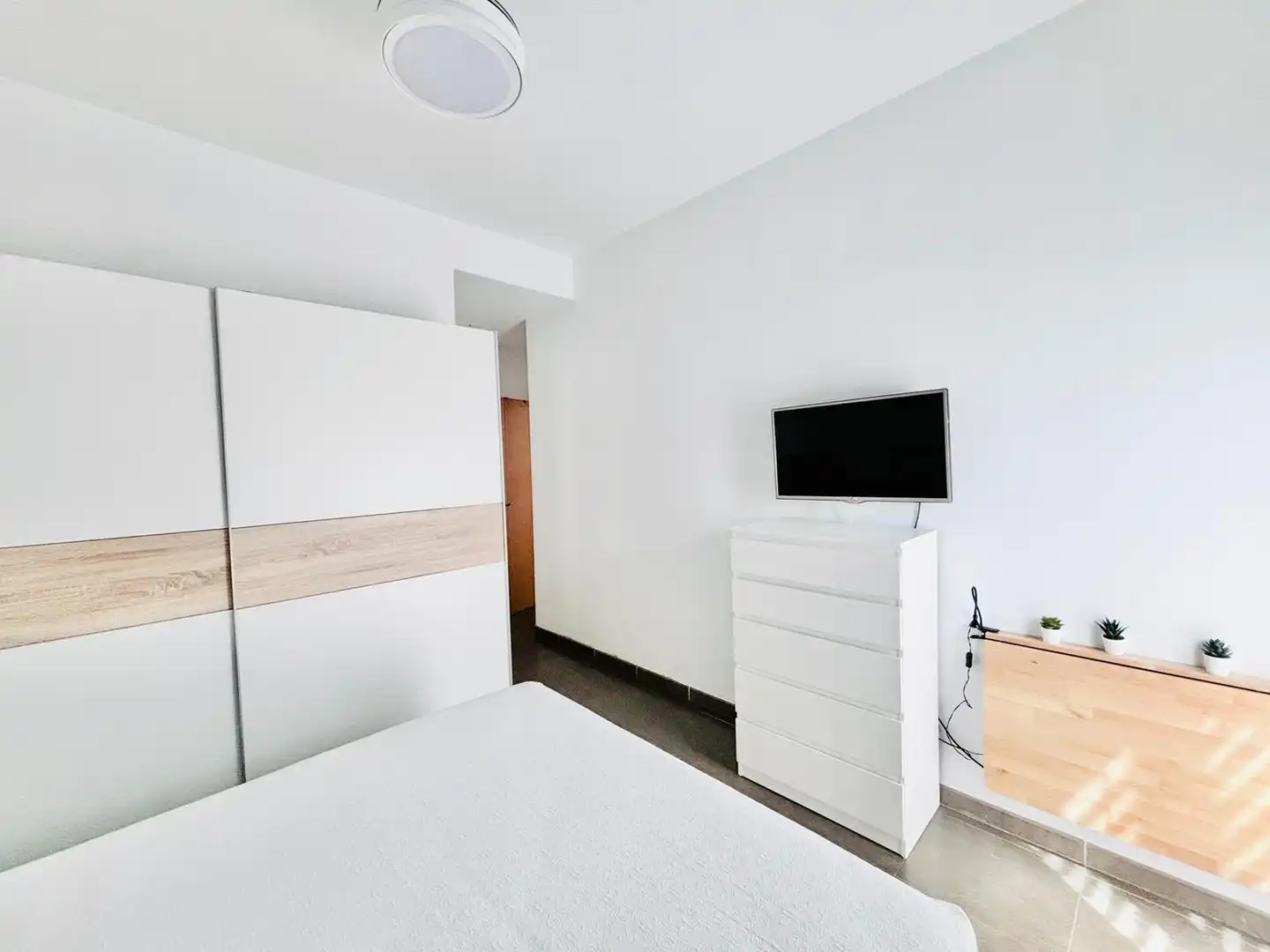 Bedroom of Flat for rent in Torrox  with Air Conditioner, Terrace and Furnished
