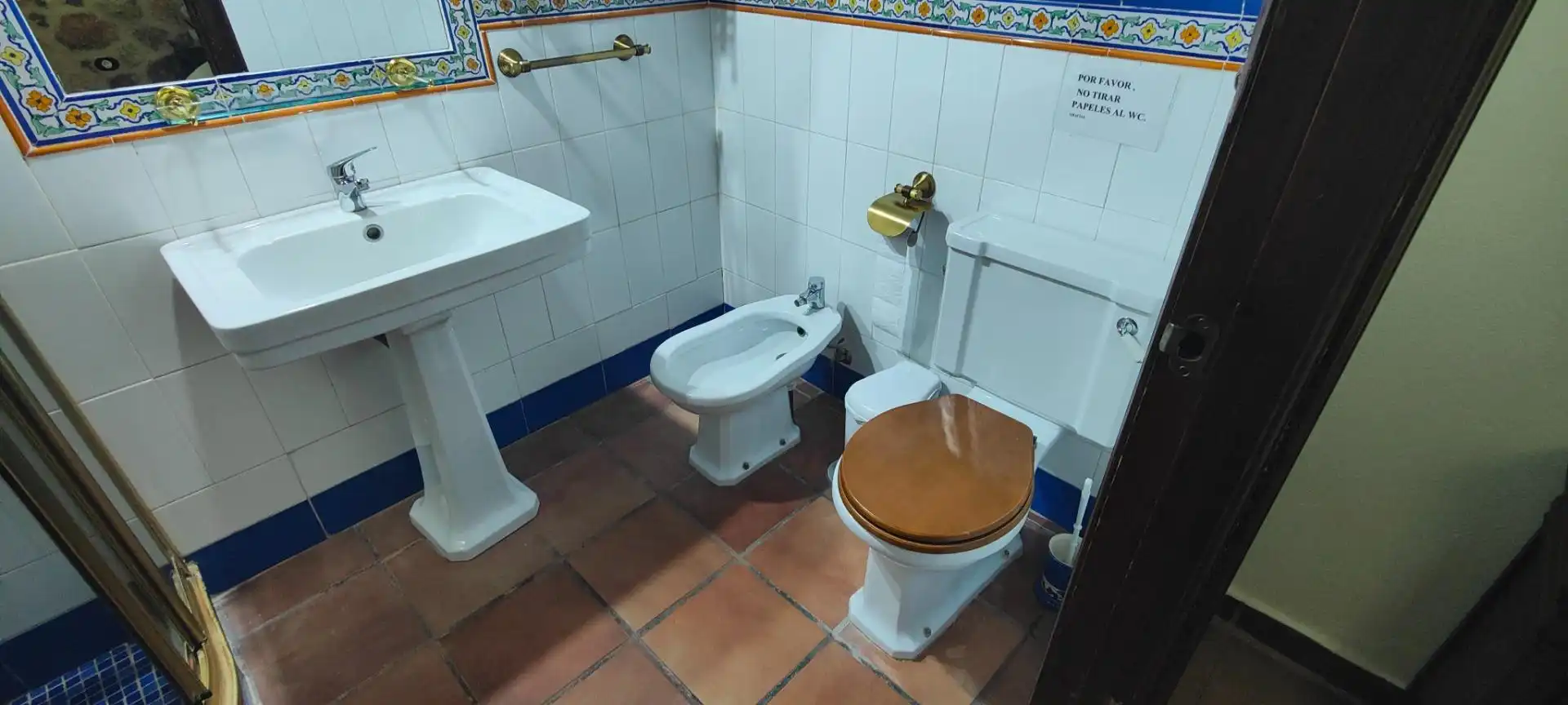 Baño de Finca rústica en venta en La Lapa con Aire acondicionado, Jardín privado y Terraza