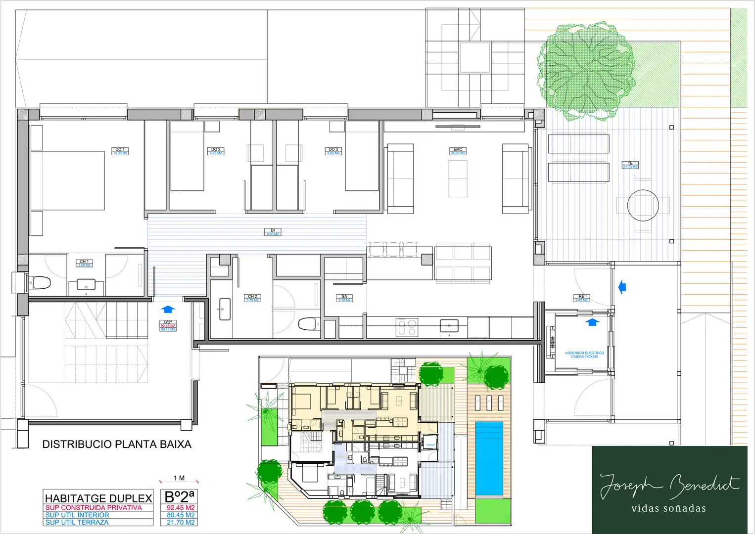 Flat for sale in Castelldefels  with Air Conditioner, Heating and Private garden