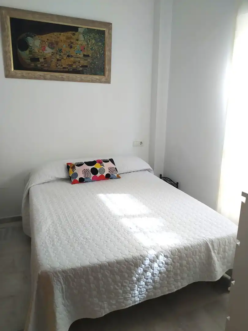 Schlafzimmer von Wohnung zur Miete in Málaga mit Möbliert