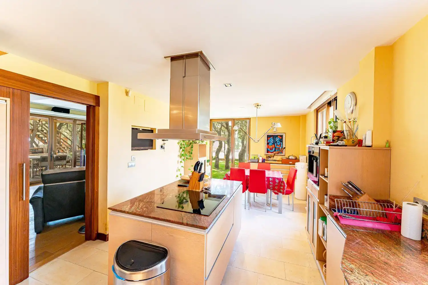 Cocina de Casa o chalet en venta en Nuevo Baztán con Aire acondicionado, Jardín privado y Terraza