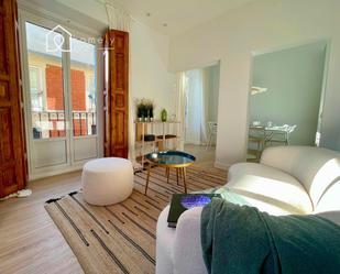 Living room of Flat to rent in  Madrid Capital  with Air Conditioner, Heating and Terrace