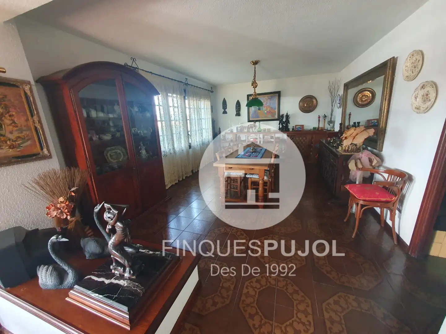 Menjador de Casa o xalet en venda en El Vendrell amb Aire condicionat, Jardí privat i Terrassa
