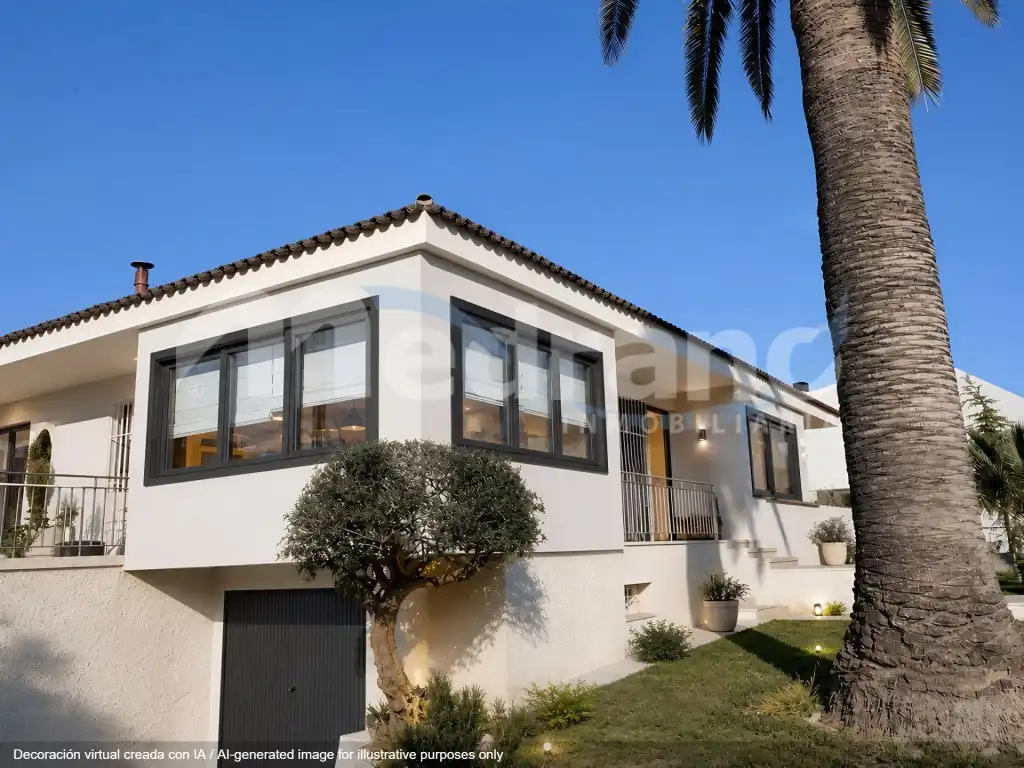 Vista exterior de Casa o chalet en venta en Benidorm con Piscina