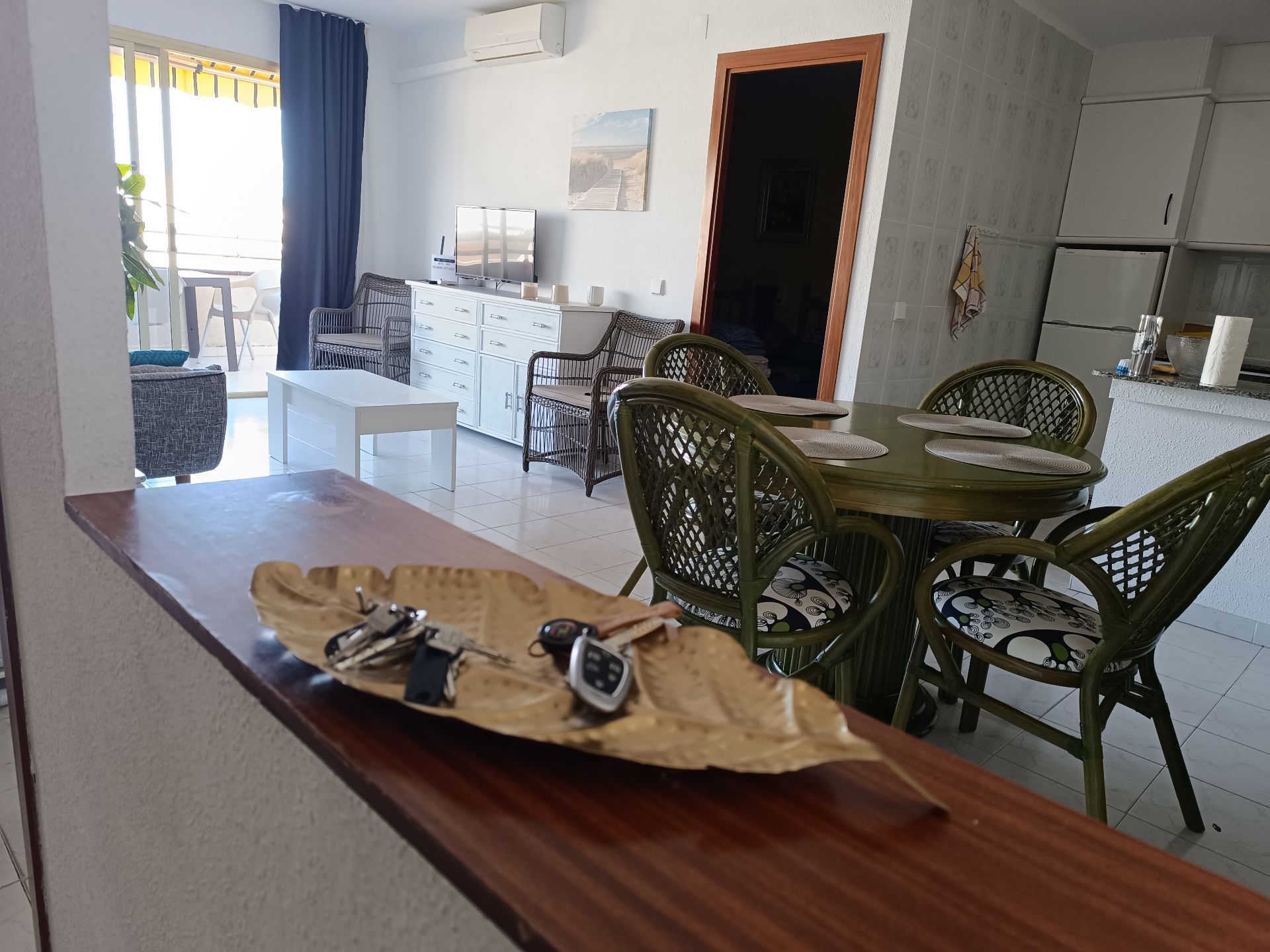 Dining room of Apartment to rent in Salou  with Air Conditioner, Heating and Terrace