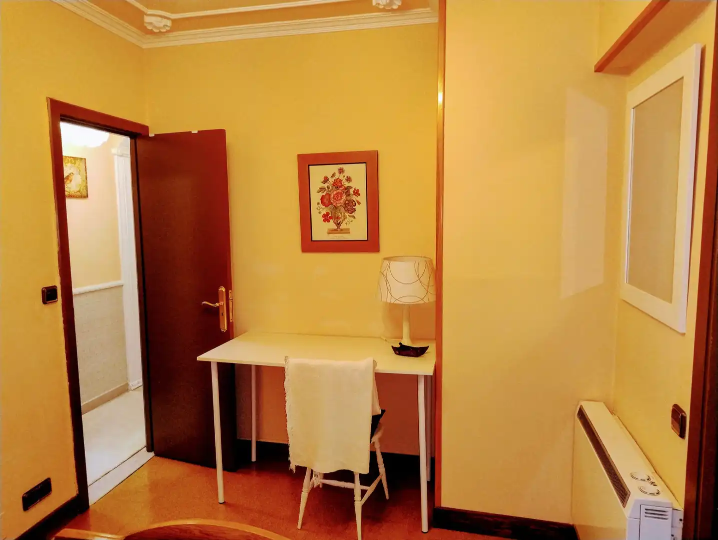 Bedroom of Flat for rent in Santiago de Compostela   with Heating, Furnished and Oven