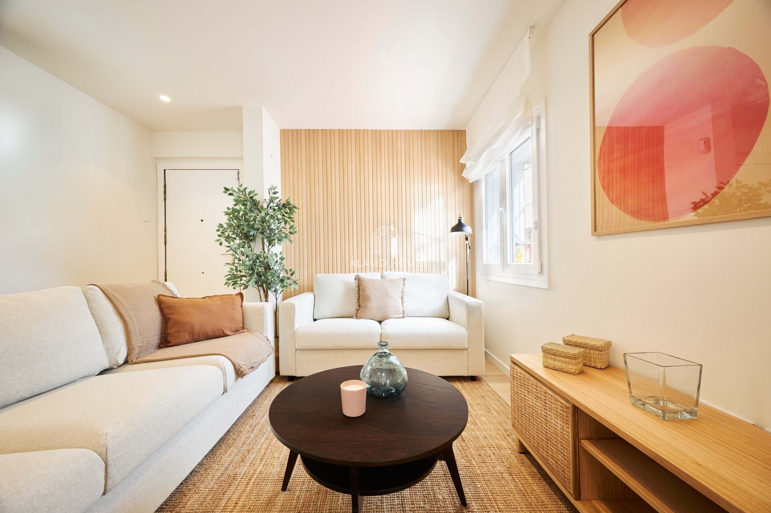 Living room of Flat to rent in  Madrid Capital