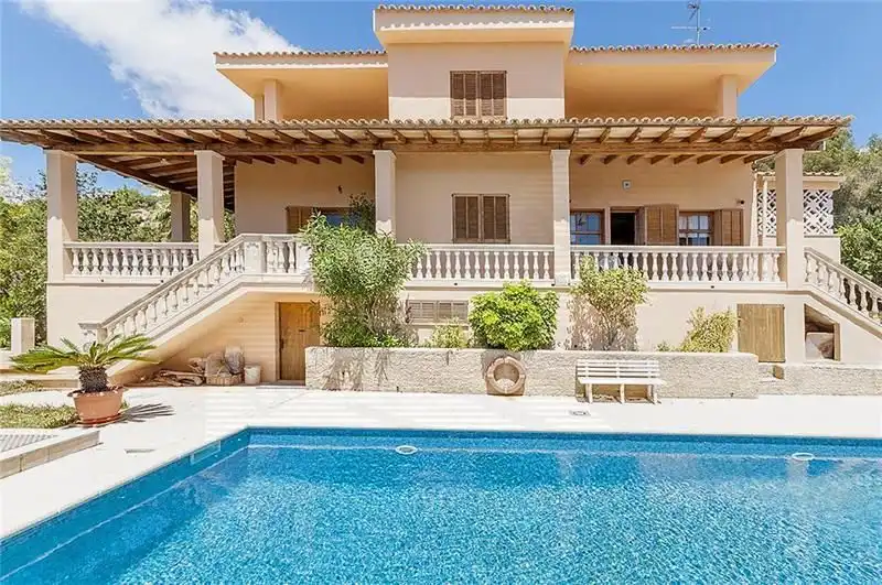 Piscina de Casa o xalet en venda en Calvià amb Calefacció, Jardí privat i Terrassa