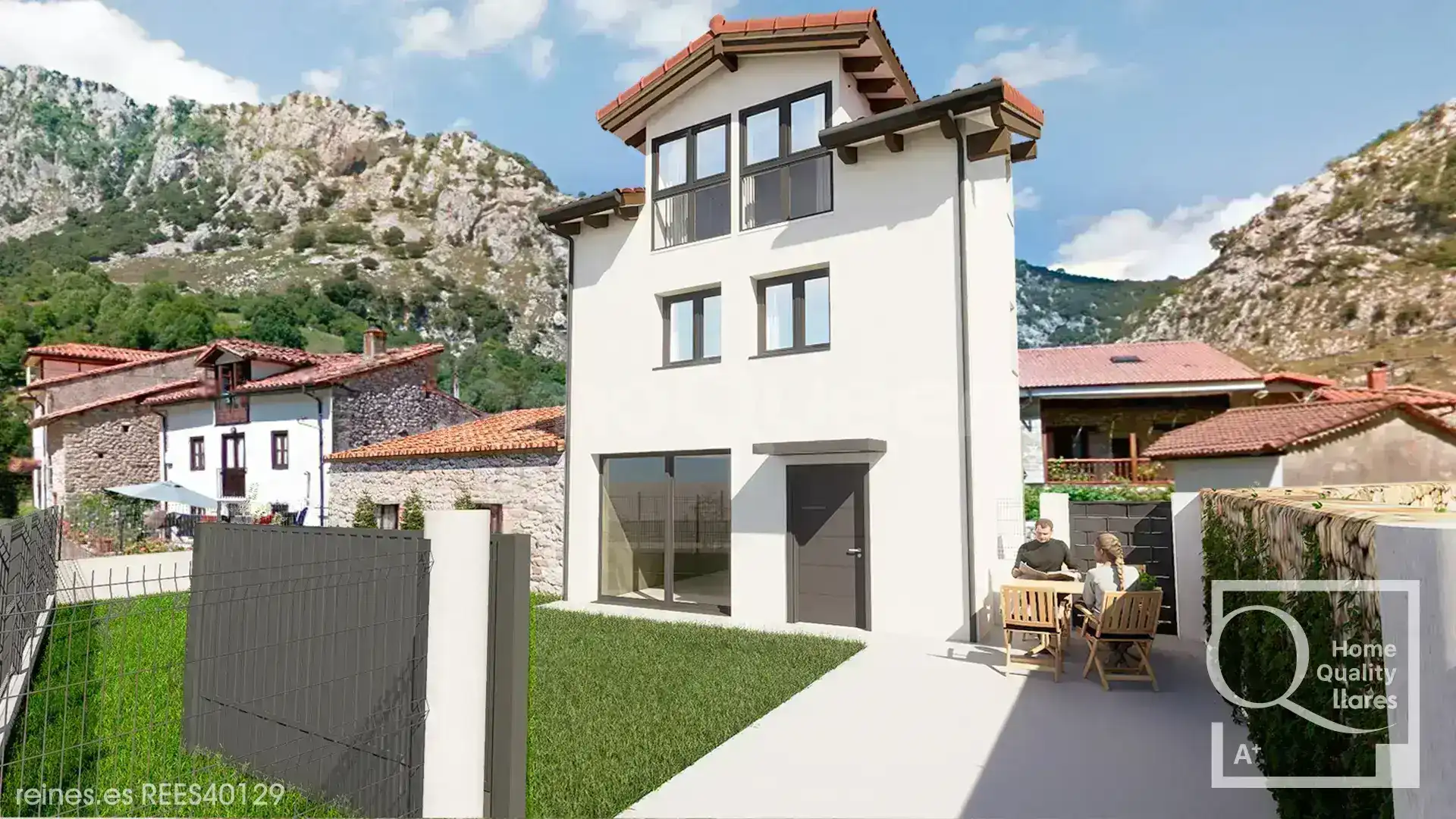 Exterior view of Detached homes for sale in Peñamellera Alta  with Heating, Private garden and Terrace