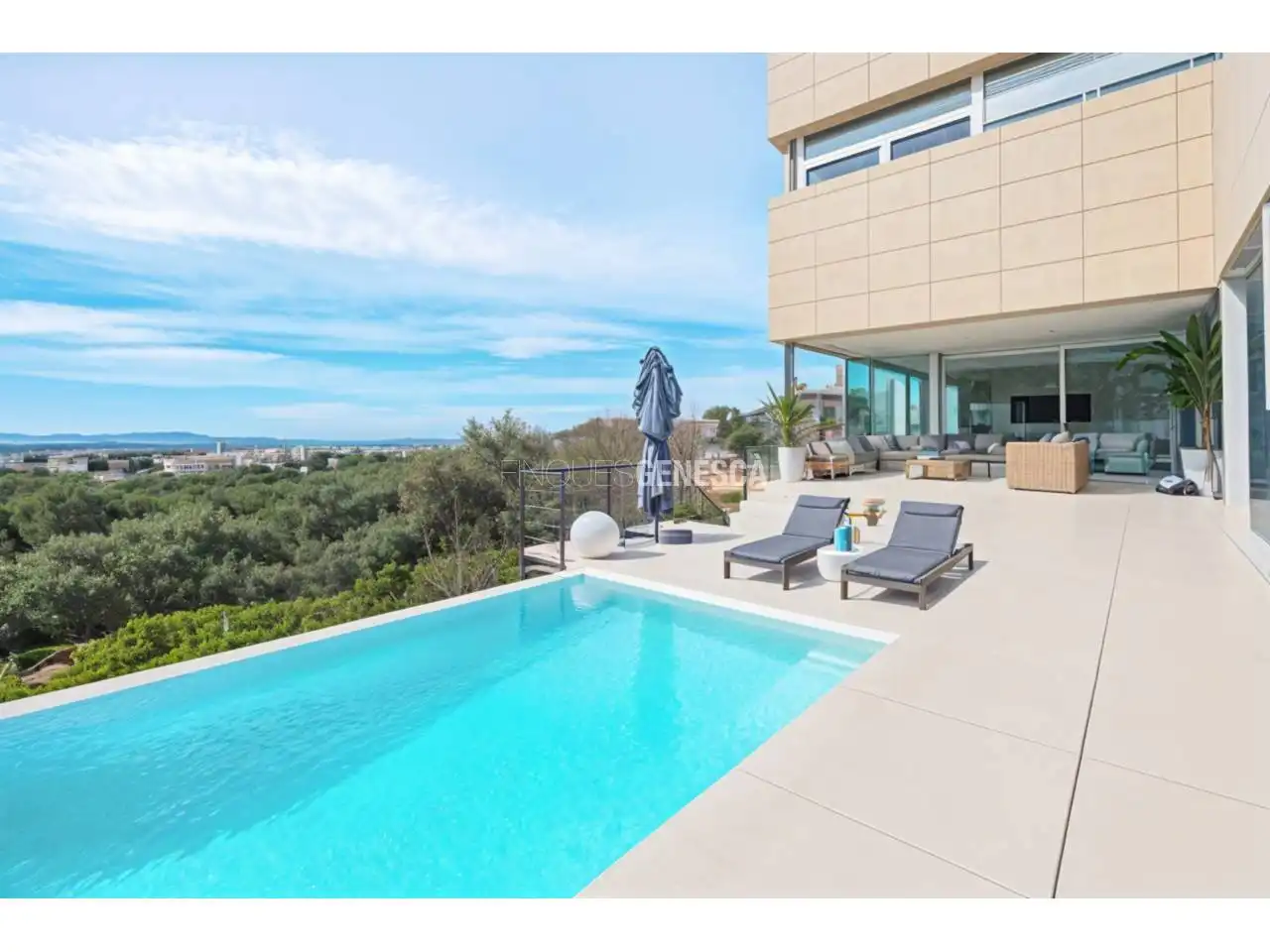Terrassa de Casa o xalet en venda en Matadepera amb Aire condicionat, Calefacció i Jardí privat