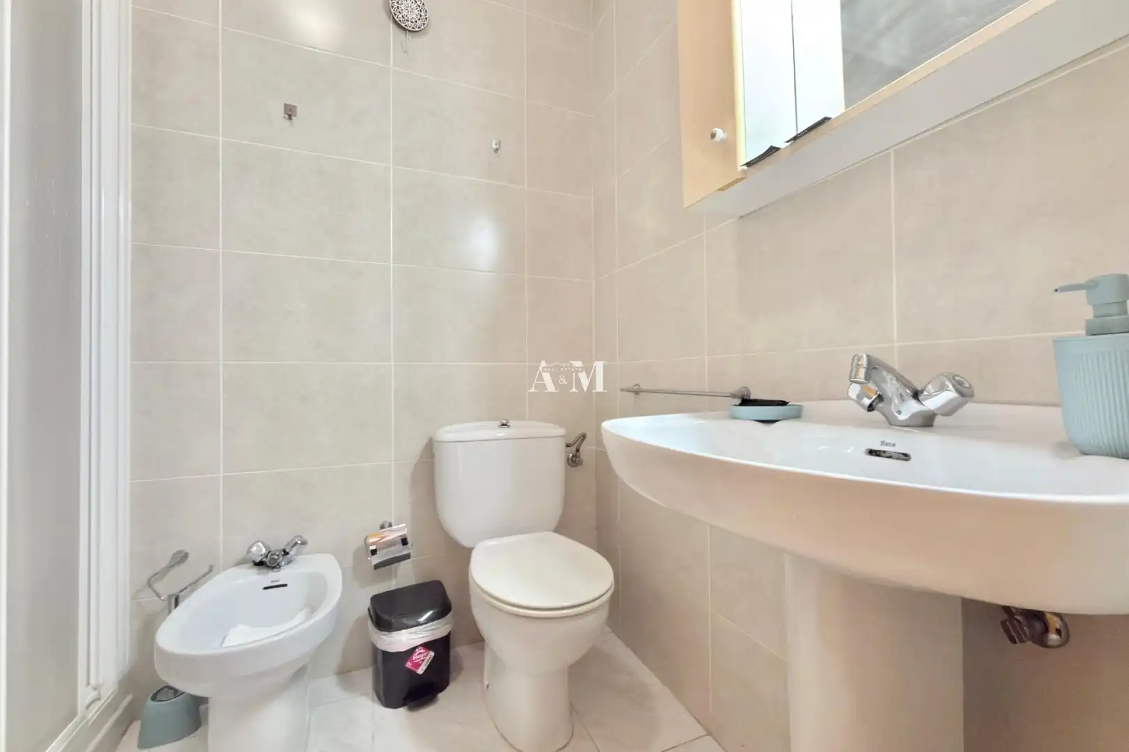 Badezimmer von Einfamilien-Reihenhaus zur Miete in San Javier mit Klimaanlage, Heizung und Terrasse