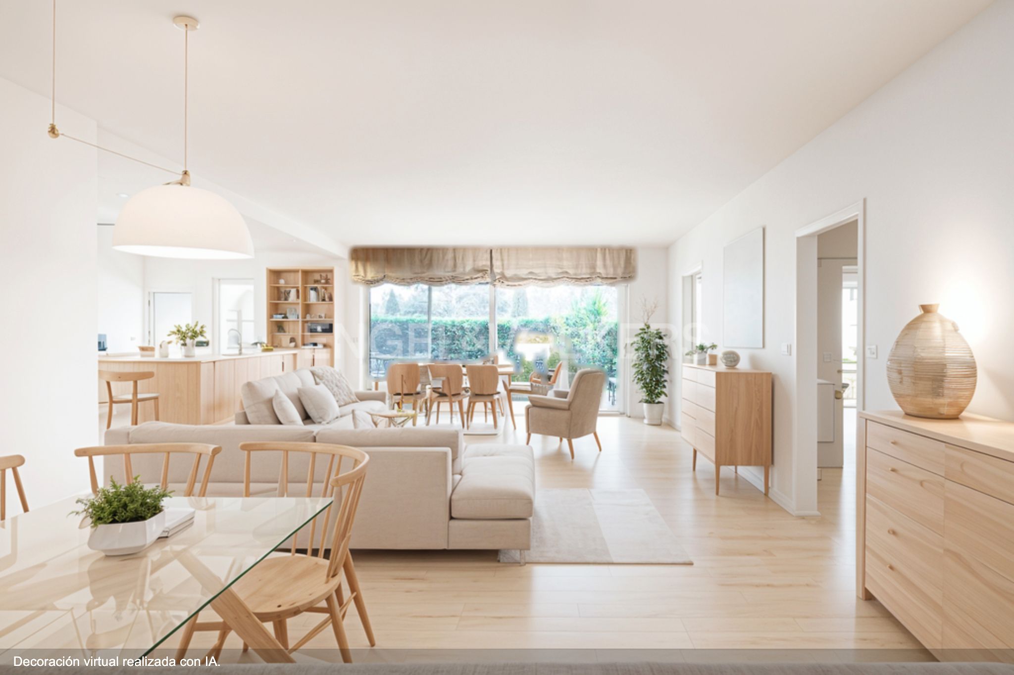 Living room of Apartment for sale in Sant Cugat del Vallès  with Air Conditioner, Heating and Private garden