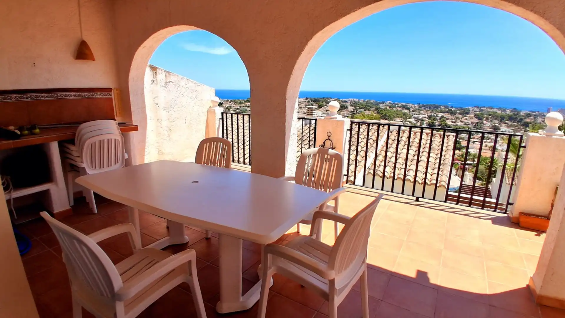 Terraza de Casa o chalet en venta en Calpe / Calp con Aire acondicionado, Calefacción y Terraza