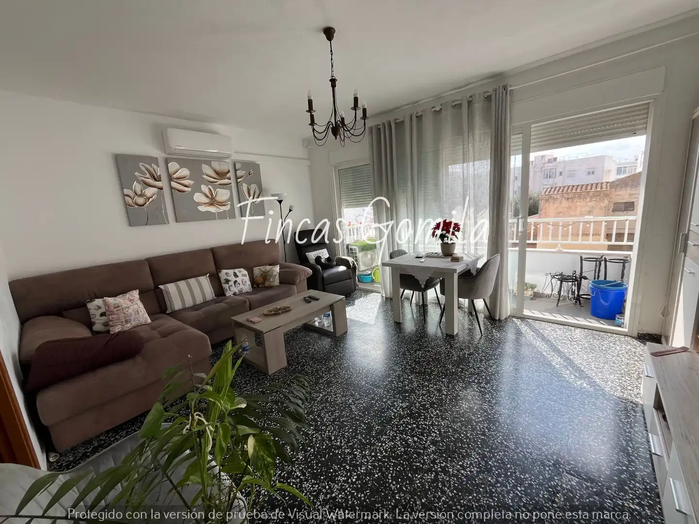 Wohnzimmer von Wohnung zum Verkauf in Maó - Mahón mit Klimaanlage und Terrasse