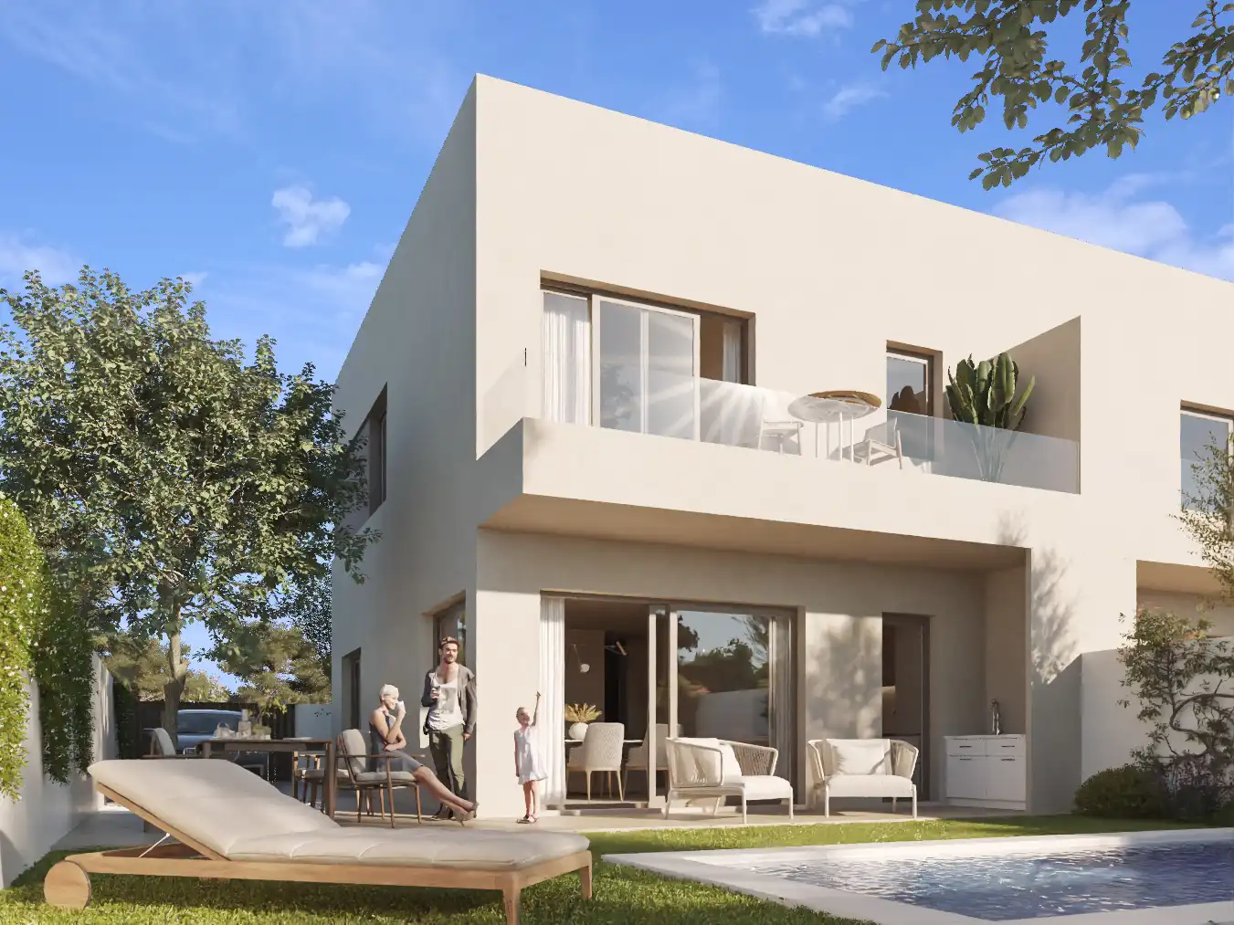 Neubau-Doppelhaushälfte mit Pool zum Verkauf in Calle de la Pintura 1, imagen 4