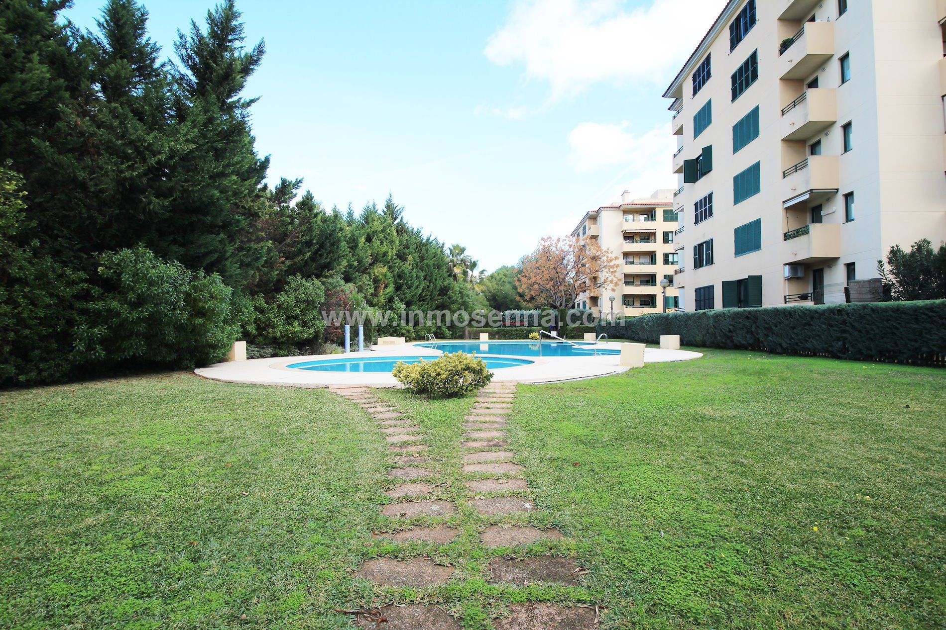 Swimming pool of Planta baja for sale in  Palma de Mallorca  with Air Conditioner, Terrace and Storage room