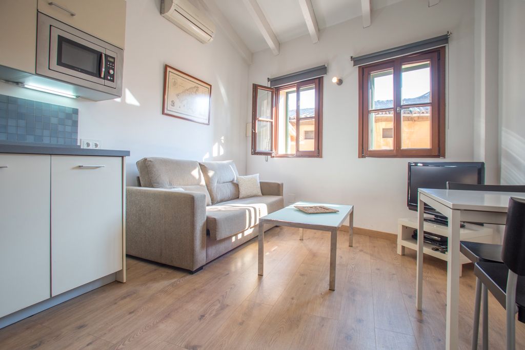 Sala de estar de Apartamento en venta en  Palma de Mallorca con Aire acondicionado, Calefacción y Amueblado