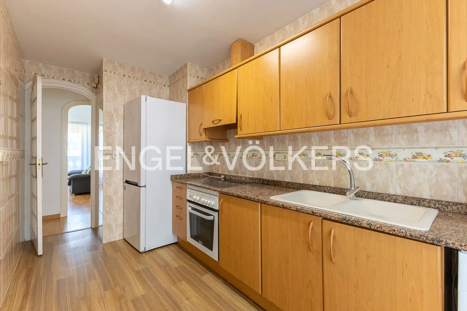 Kitchen of Flat for rent in Valencia  with Air Conditioner, Heating and Furnished