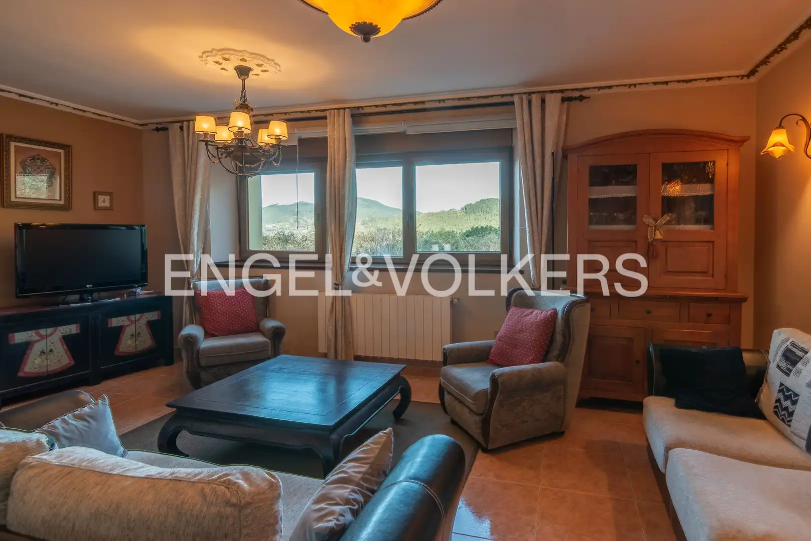 Sala de estar de Casa o chalet en venta en Galdames con Calefacción, Jardín privado y Terraza