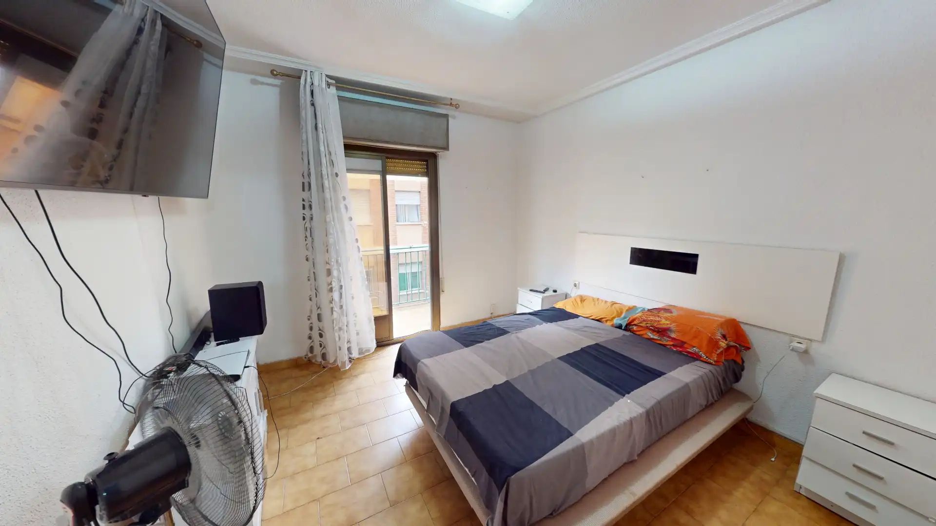 Bedroom of Flat for sale in Elche / Elx  with Air Conditioner, Furnished and Oven