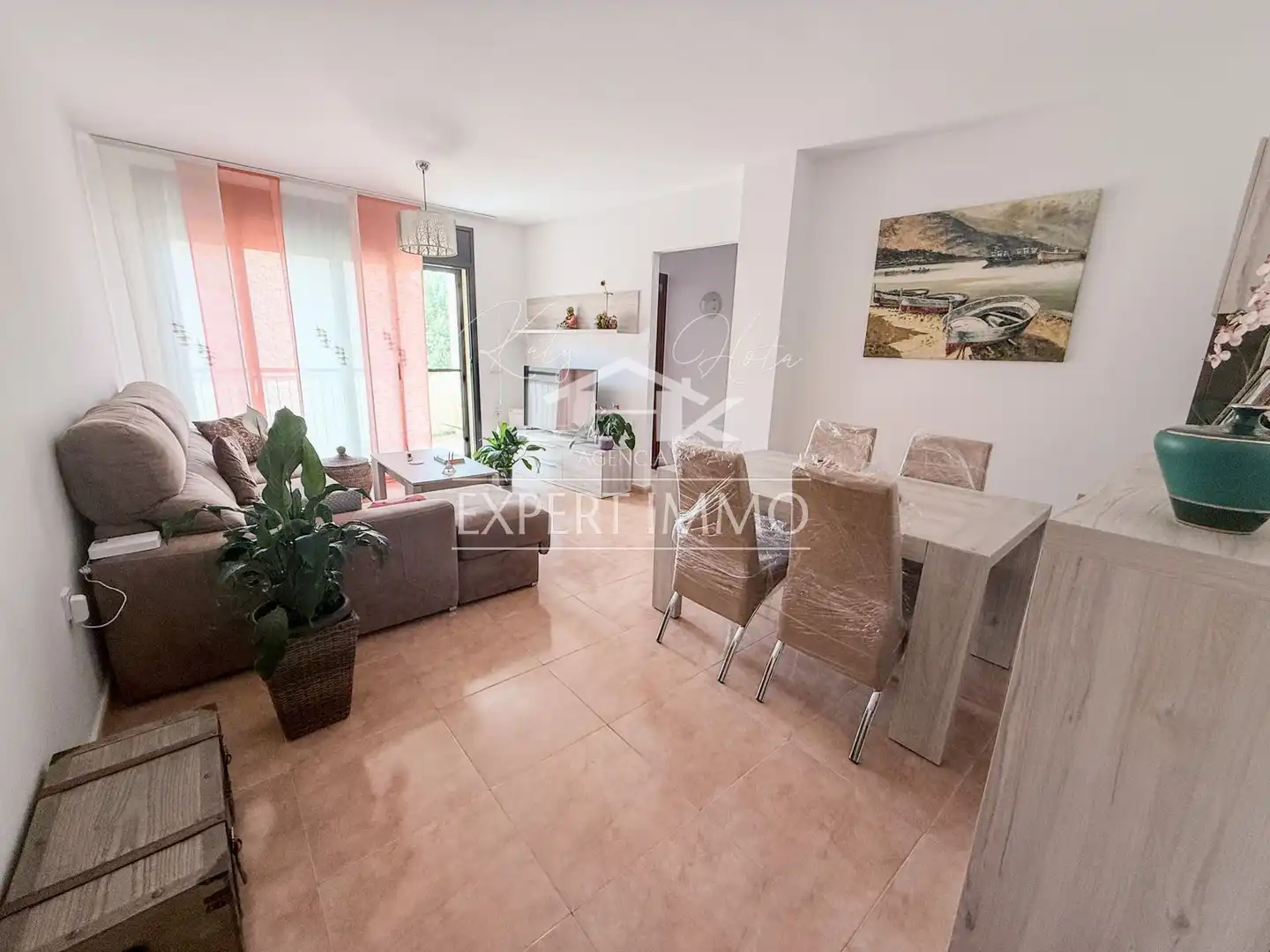 Sala de estar de Apartamento en venta en Vilajuïga con Aire acondicionado, Calefacción y Terraza