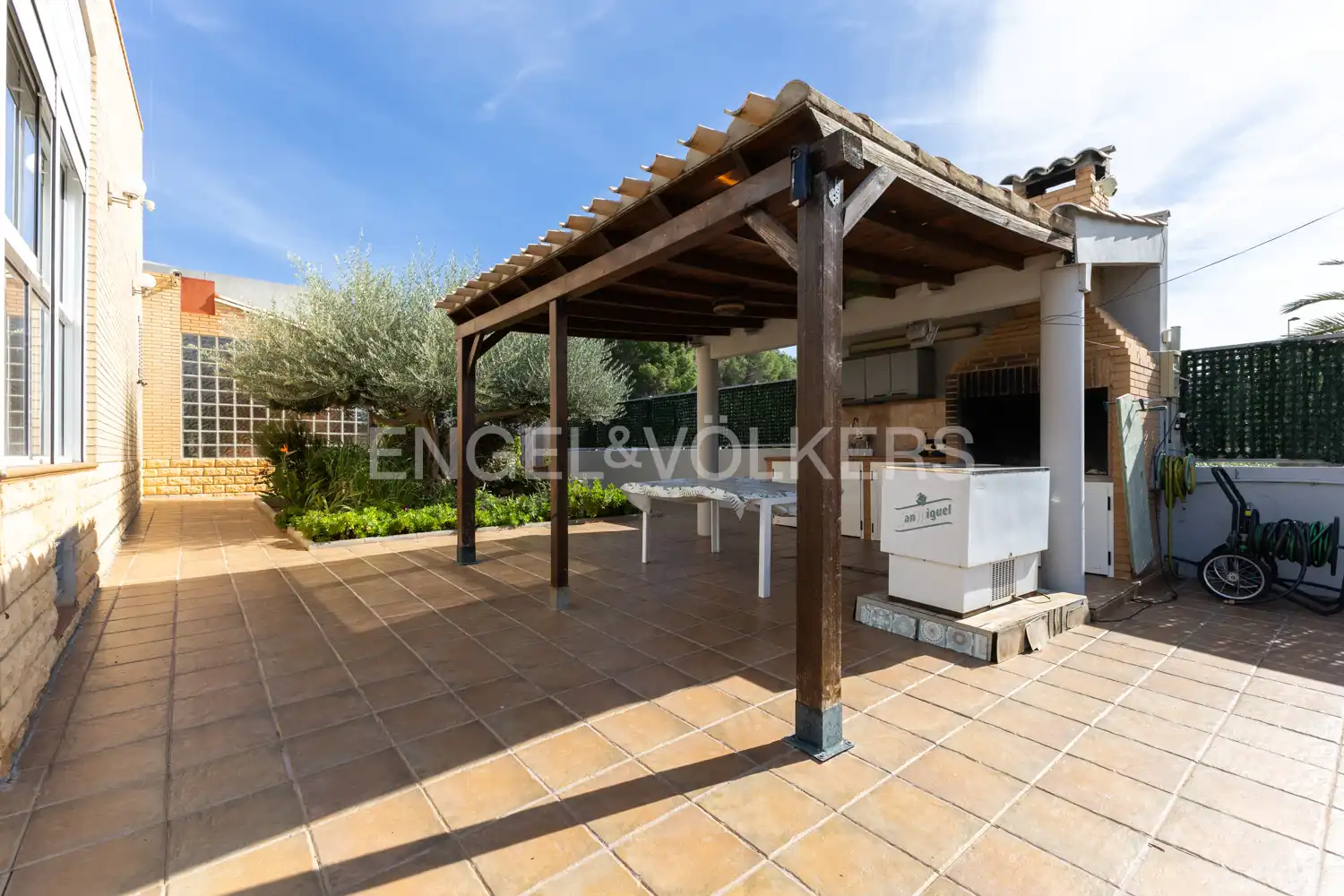 Terraza de Casa o chalet en venta en Albalat dels Tarongers con Aire acondicionado, Calefacción y Jardín privado