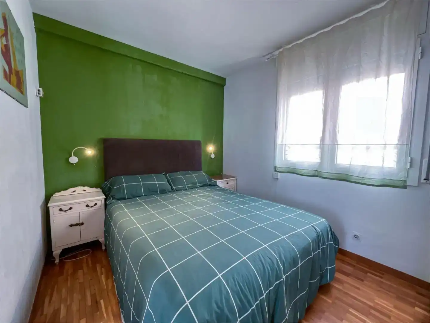 Schlafzimmer von Wohnung zum Verkauf in  Barcelona Capital mit Klimaanlage und Balkon