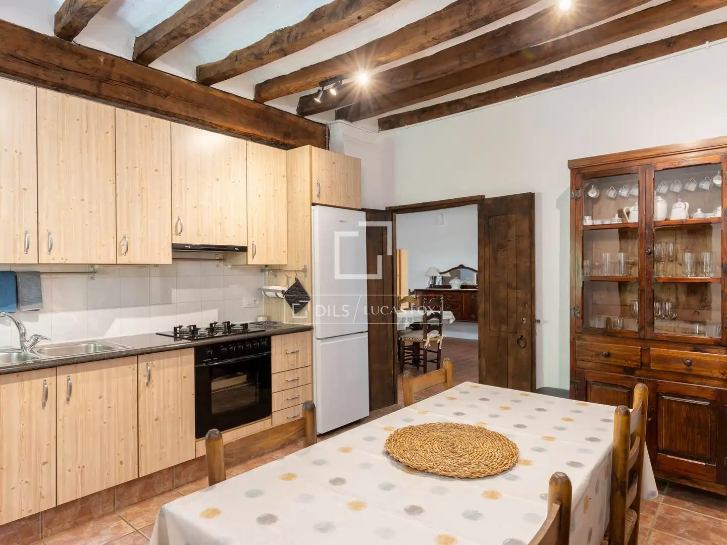 Cuina de Finca rústica en venda en Vilademuls amb Aire condicionat, Jardí privat i Traster