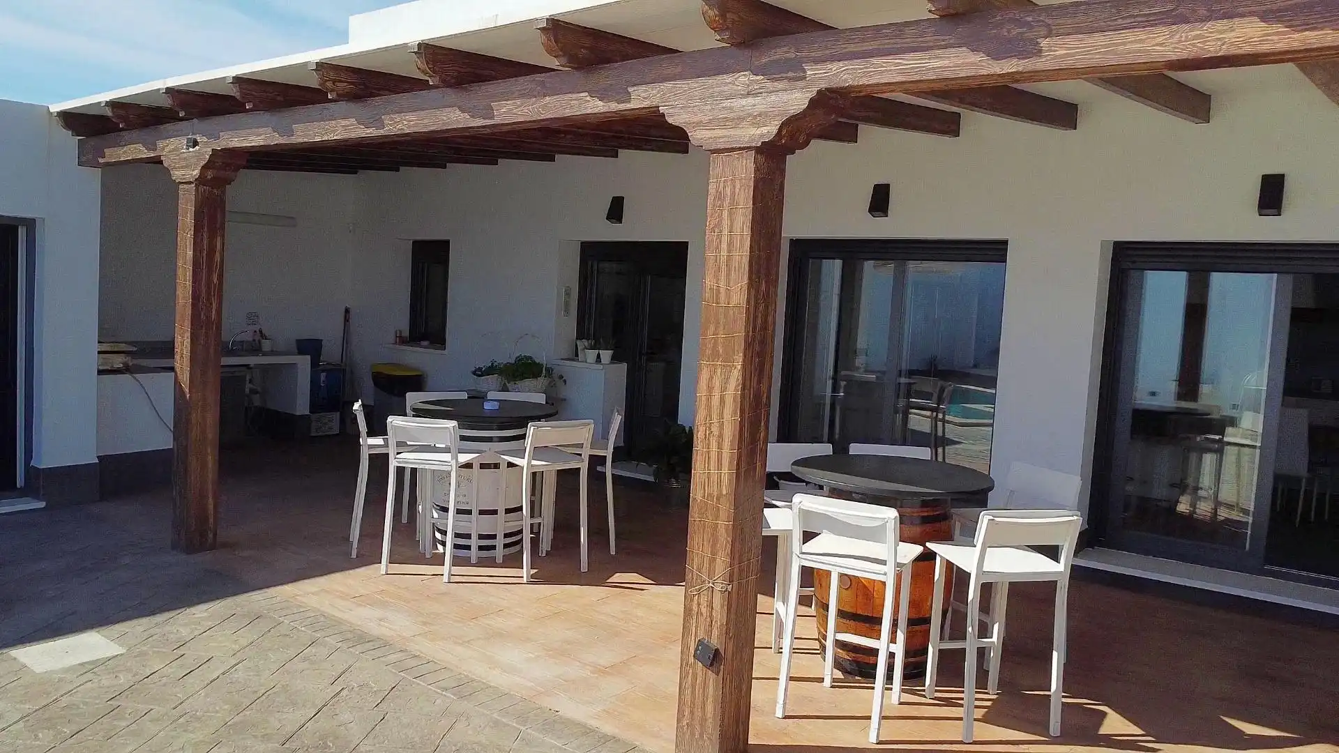 Terraza de Casa o chalet en venta en Cartagena con Terraza, Piscina y Amueblado