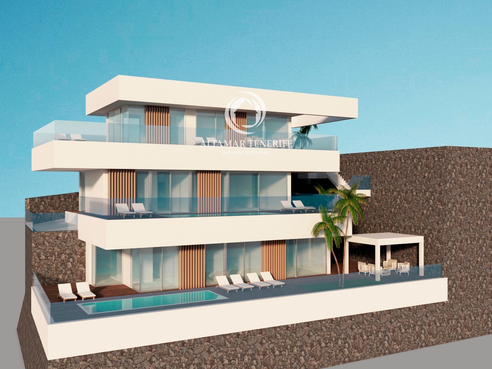 Vista exterior de Residencial en venda en Adeje