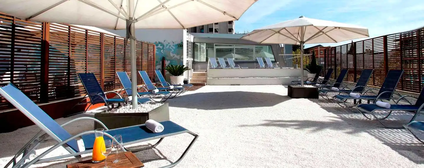 Terrasse von Wohnungen zur Miete in Chamartín