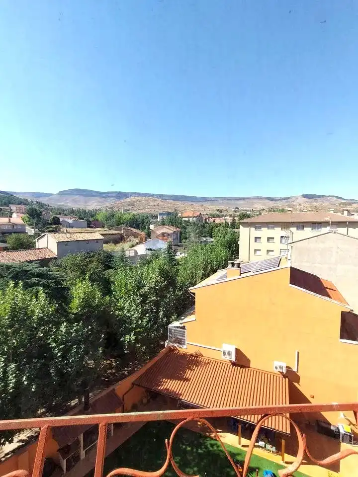 Exterior view of Flat for sale in Utrillas  with Heating, Storage room and Furnished