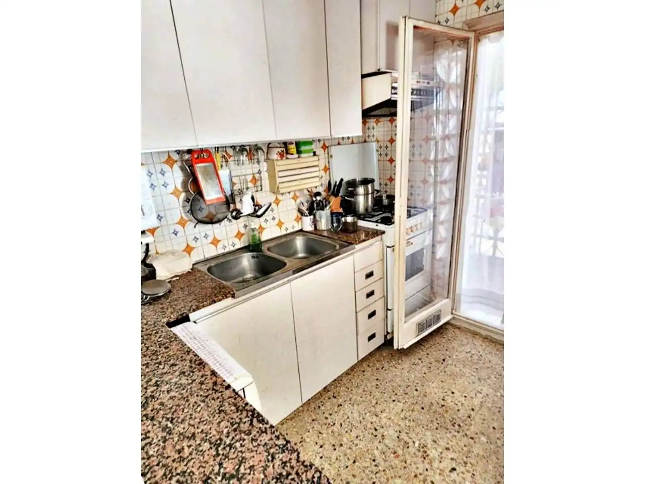 Cocina de Piso en venta en Badalona con Balcón