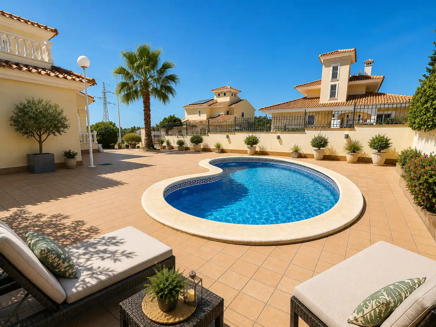 Piscina de Casa o xalet en venda en Orihuela amb Aire condicionat, Calefacció i Jardí privat