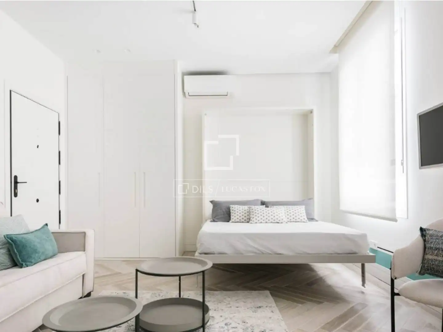 Habitación de Loft de alquiler en Madrid con Aire acondicionado, Calefacción y Amueblado