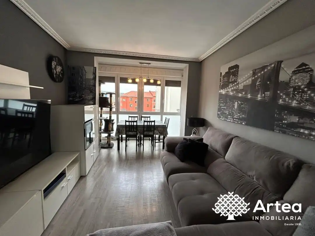 Sala de estar de Piso en venta en Bilbao 