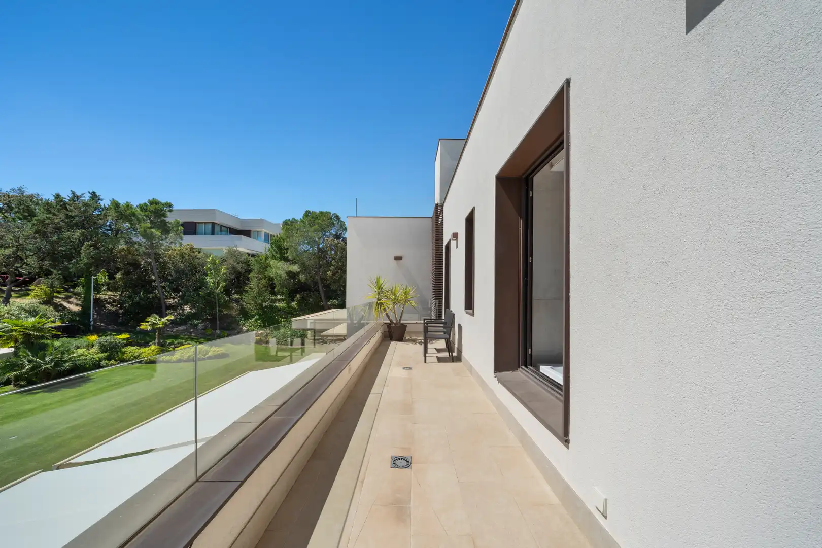 Terraza de Casa o chalet en venta en Las Rozas de Madrid con Aire acondicionado, Calefacción y Jardín privado