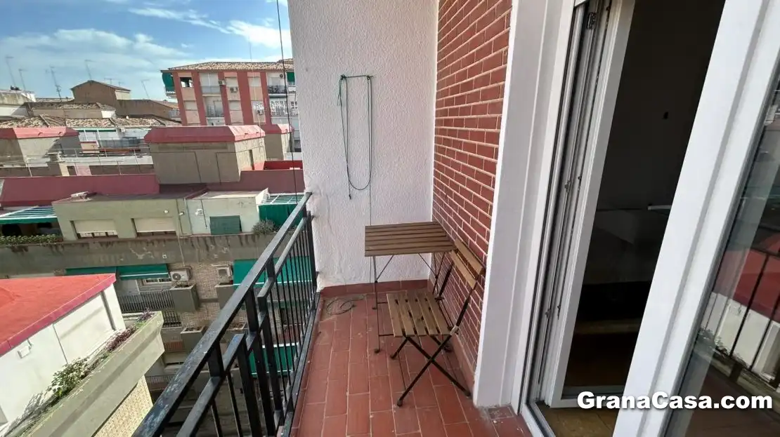 Terrasse von Dachboden zur Miete in Granada mit Klimaanlage, Heizung und Möbliert