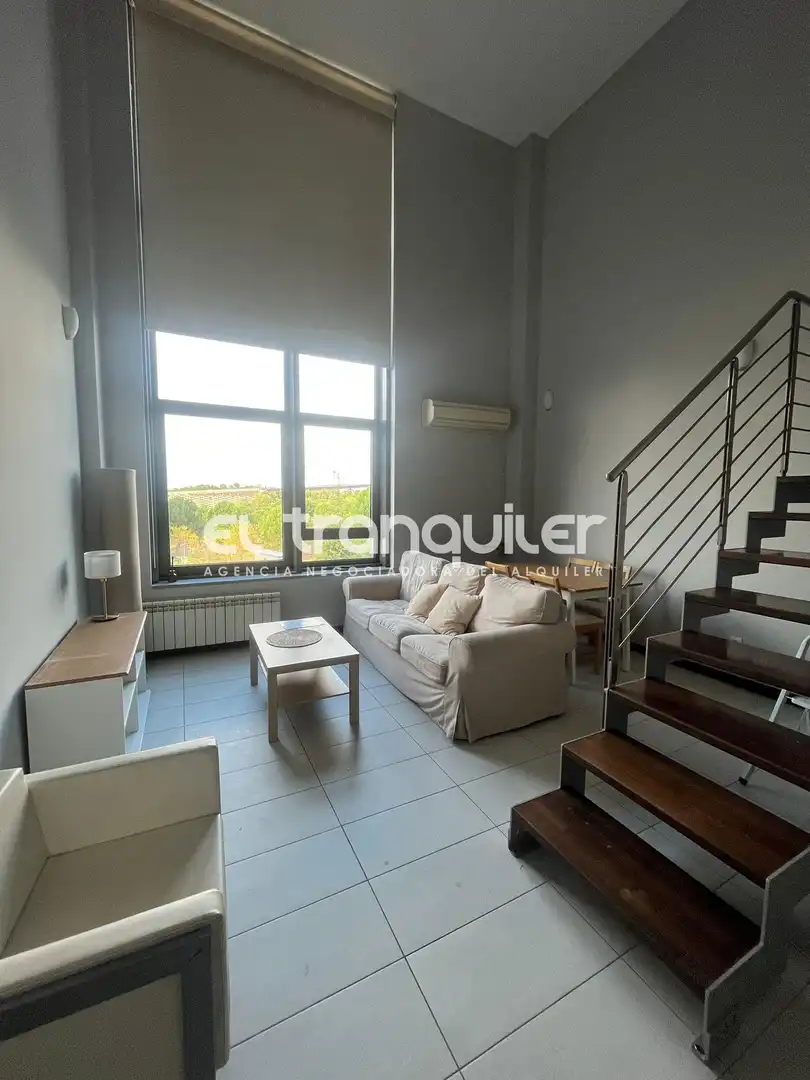 Living room of Duplexes for sale in Madrid  with Air Conditioner, Swimming Pool and Furnished