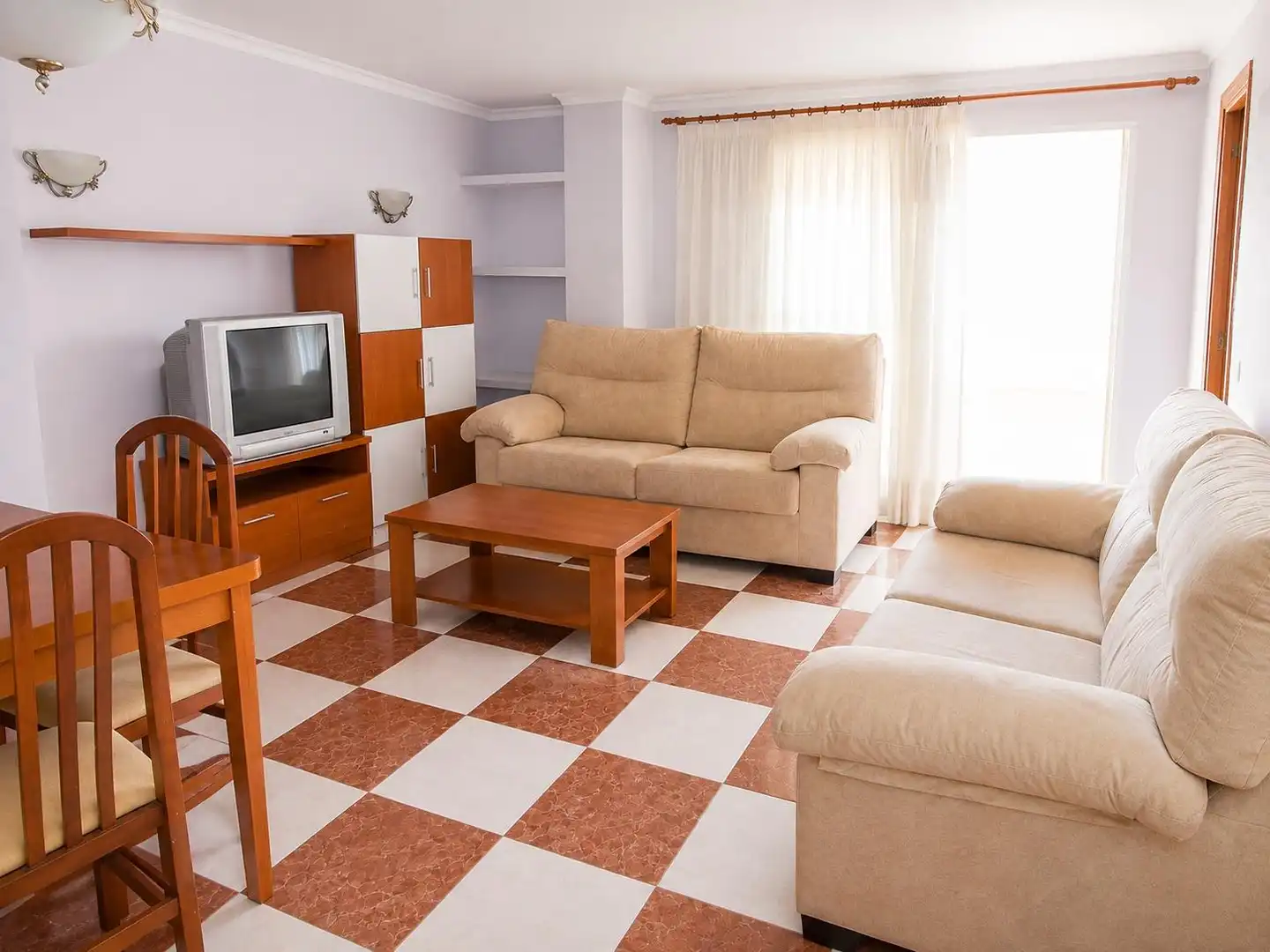 Living room of Flat for rent in Málaga  with Private garden, Terrace and Furnished